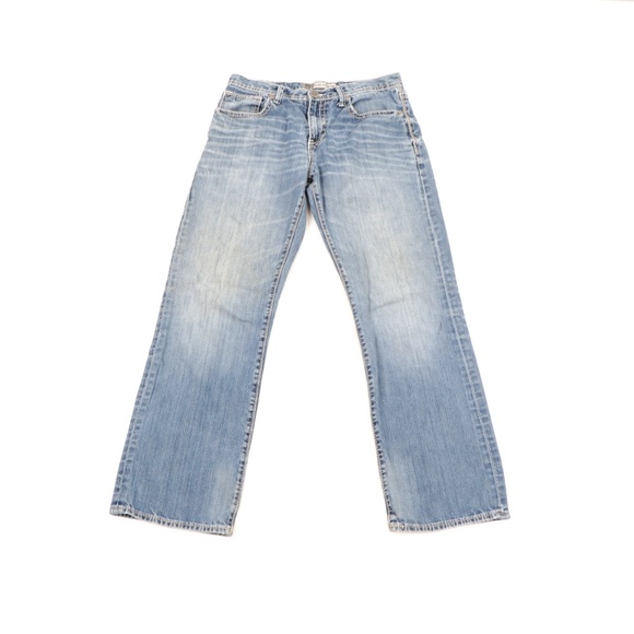 BKE Buckle Tyler Straight Leg Thick Stitch Jeans - Picture 1 of 11